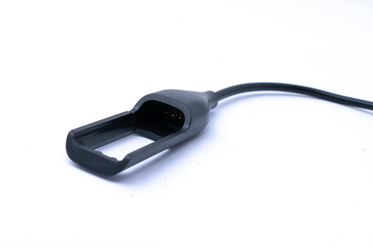 USB 2.0 Kabel 11 cm Ladekabel für Fitbit Flex Smartwach in Schwarz | System-S