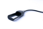 USB 2.0 Kabel 11 cm Ladekabel für Fitbit Flex Smartwach in Schwarz | System-S