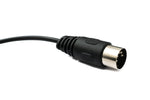 Audio Kabel 30 cm DIN 5 polig Stecker zu 6.35 mm TRS Klinke Buchse AUX | System-S