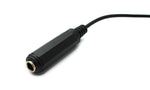Audio Kabel 30 cm DIN 5 polig Stecker zu 6.35 mm TRS Klinke Buchse AUX | System-S