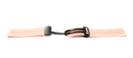 Armband 20 mm aus Silikon mit Kippfaltschließe für Smartwatch in Pink | System-S