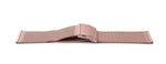 Armband Milanaise aus Metall fürFitbit Versa 2 1 Lite Smartwatch in Rosa | System-S