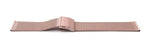 Armband Milanaise aus Metall fürFitbit Versa 2 1 Lite Smartwatch in Rosa | System-S