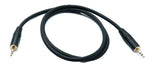 Audio Klinke Kabel 100 cm 3,5 mm 3 polig Stecker zu Stecker AUX | System-S