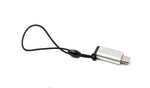 USB 3.1 Adapter Typ C Buchse zu 2.0 Micro B Stecker Schlaufe in Anthrazit | System-S