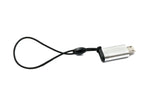 USB 3.1 Adapter Typ C Buchse zu 2.0 Micro B Stecker Schlaufe in Anthrazit | System-S