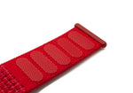 Armband 22 mm aus Nylon für Fitbit Versa 2 1 Lite in Rot | System-S