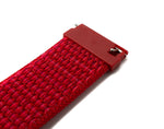 Armband 22 mm aus Nylon für Fitbit Versa 2 1 Lite in Rot | System-S
