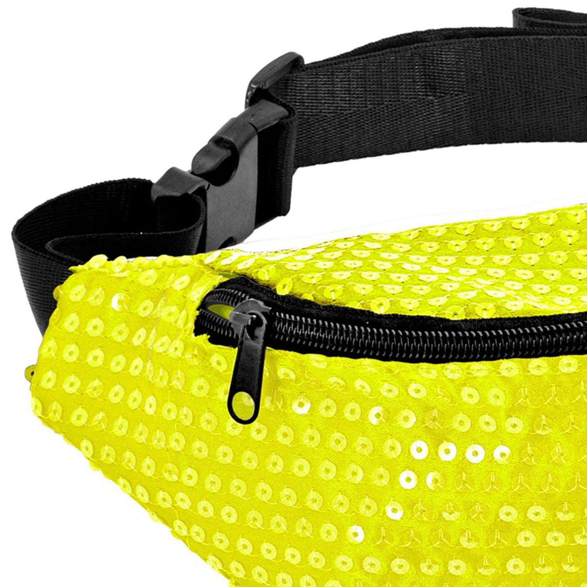 Neon Bauchtasche mit Pailletten | Gelb Namma Markt