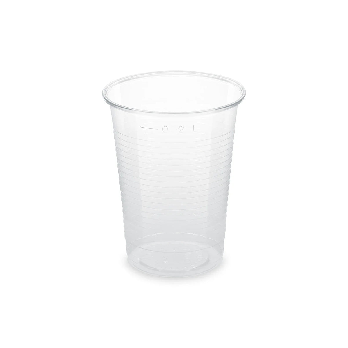 Trinkbecher (PLA) klar Ø70mm 0,2L – 10 Stück