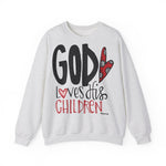 Gott liebt Seine Kinder Sweatshirt – Faith-Crewneck für Kinder und Familie