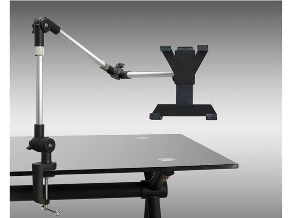 Universal Halter Verstellbare Tisch Halterung Haltearm für Tablet PC's eBook Reader | System-S