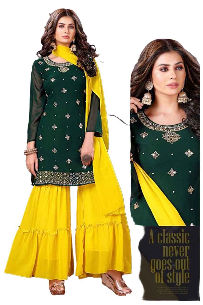 Handwork Sharara Suit Set In Berlin