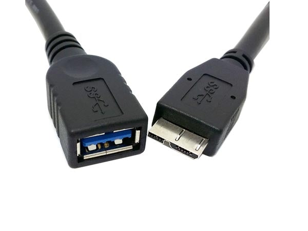 Micro USB 3.0 OTG Host Adapter Kabel On-the-go 12 cm | System-S