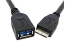 Micro USB 3.0 OTG Host Adapter Kabel On-the-go 12 cm | System-S