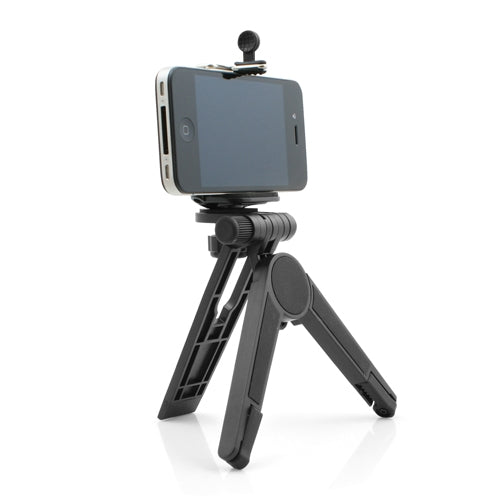 2 in 1 Stativ Ständer Halterung Halter Stativadapter Stand für Smartphone Handy Tablet PC Ebook Reader | System-S