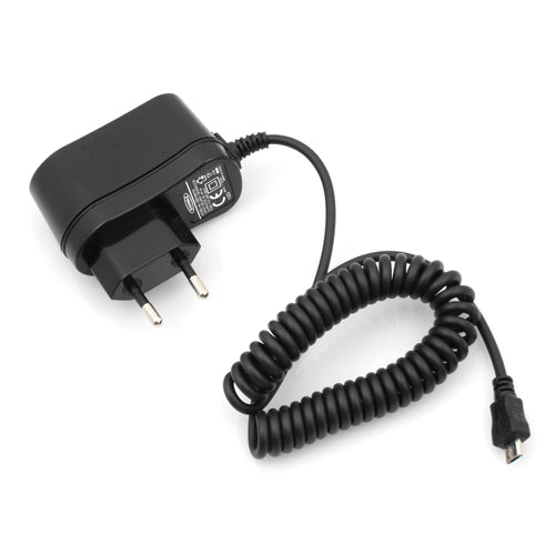 Micro USB Netzteil Ladegerät mit Spiralkabel 30 - 135 cm | System-S