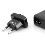 Micro USB Netzteil Ladegerät mit 90° Winkelstecker Rechts & Spiralkabel 30 - 135 cm 2A | System-S