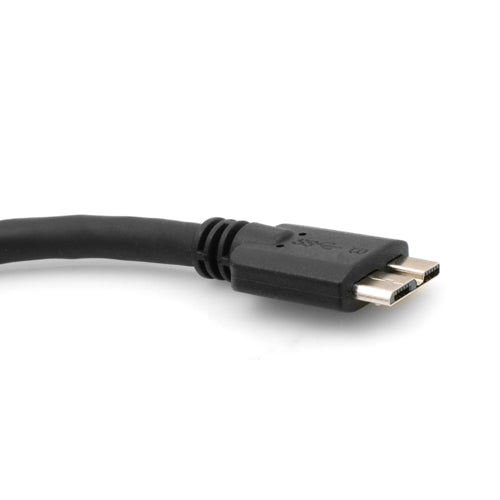 Kurzes Micro USB 3.0 (USB 3.0 Micro-B) Daten & Ladekabel 10 cm für Samsung Galaxy Note 3 | System-S
