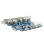 4x Port USB 3.0 PCI Express Karte SATA 4-pin | System-S