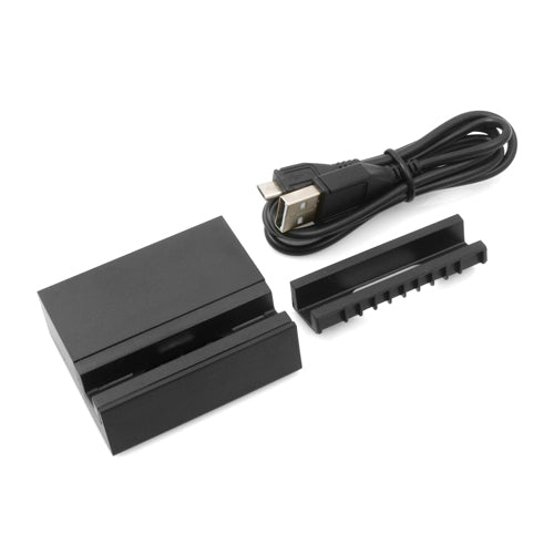 USB 2.0 Kabel 80 cm Ladestation magnetisch für Sony Xperia Z Ultra in Schwarz | System-S
