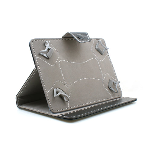 10” Zoll Bookstyle Tasche Cover Hülle Protector Case Etui mit Halter Standfunktion für Tablet PC eBook Reader Schwarz | System-S