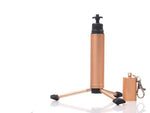 Mini Stativ Halterung Tripod Schlüsselanhänger für Smartphones und Kameras | System-S