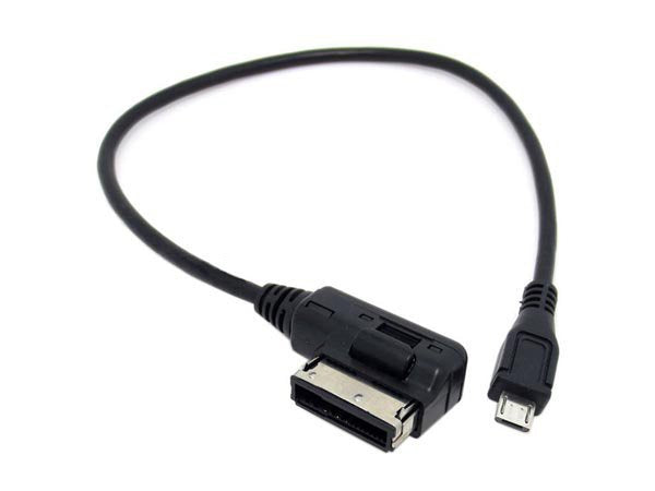 KFZ Auto Micro USB Ladekabel für VW Audi Media in AMI MDI 25 cm | System-S