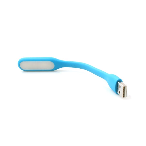 Schwanenhals USB A LED Leuchte Lampe Licht für Laptop Notebook PC mit USB A Anschluss Blau | System-S