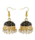 Traditional Multicolor Jhumka with Dome Shape Jhumki Combo