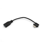 Micro USB 3.0 Host Adapter OTG Kabel 90 grad rechts gewinkelt Winkelstecker 15 cm | System-S