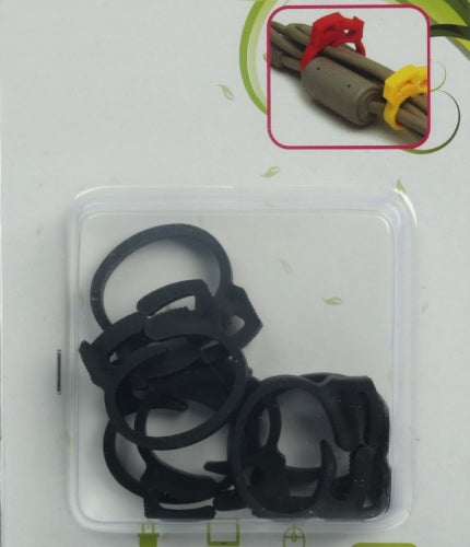 Kabel Organizer Clip Kabel Befestigungs Clips Kabelclip Kabelbefestigung schwarz 6er Set | System-S