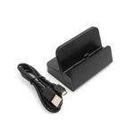 Dockingstation Ladegerät Ladestation Cradle Dock Sync & Datentransfer für USB 3.1 Type C Smartphones | System-S