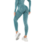 Modische Peach-Hip Feuchtigkeitsableitende Yoga-Hose