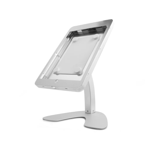 Anti-Diebstahl Messe POS Ständer mit gebogenem Haltearm Schreibtischständer für iPad Pro 12.9 Zoll  (2015, 2017) A1670 A1671 A1584 A1652 | System-S