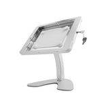 Anti-Diebstahl Messe POS Ständer mit gebogenem Haltearm Schreibtischständer für iPad Pro 12.9 Zoll  (2015, 2017) A1670 A1671 A1584 A1652 | System-S
