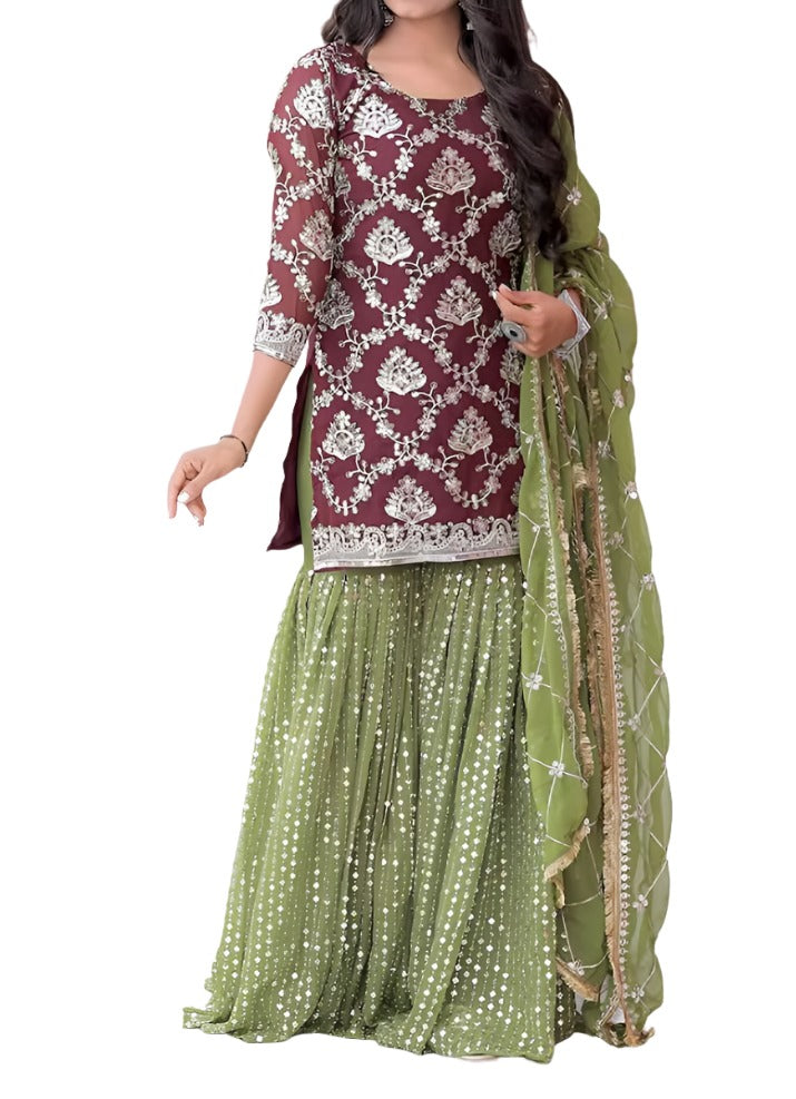 Pakistani Sharara Set,