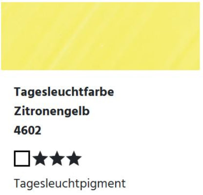 LUKAS CRYL Studio - 4602 Tagesleuchtfarbe Zitronengelb (125/250ml)