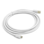 Micro USB 2.0 Kabel Datenkabel und Ladekabel in weiß 140cm | System-S