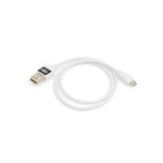 Micro USB 2.0 Kabel Datenkabel und Ladekabel in weiß 50 cm | System-S