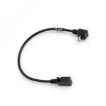 Micro-USB auf Micro-USB Kabel 27 cm, 90° Winkel aufwärts | SYSTEM-S