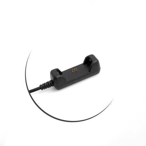 USB 2.0 Kabel 19 cm Ladekabel für Fitbit Flex 2 Smartwatch in Schwarz | System-S