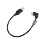 USB 3.1 Typ C 90° gewinkelt Winkelstecker zu USB 2.0 A Datenkabel Ladekabel Kabel 27 cm