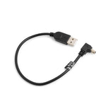 Mini USB Kabel 90° Grad aufwärts gewinkelt Winkel 27 cm | System-S