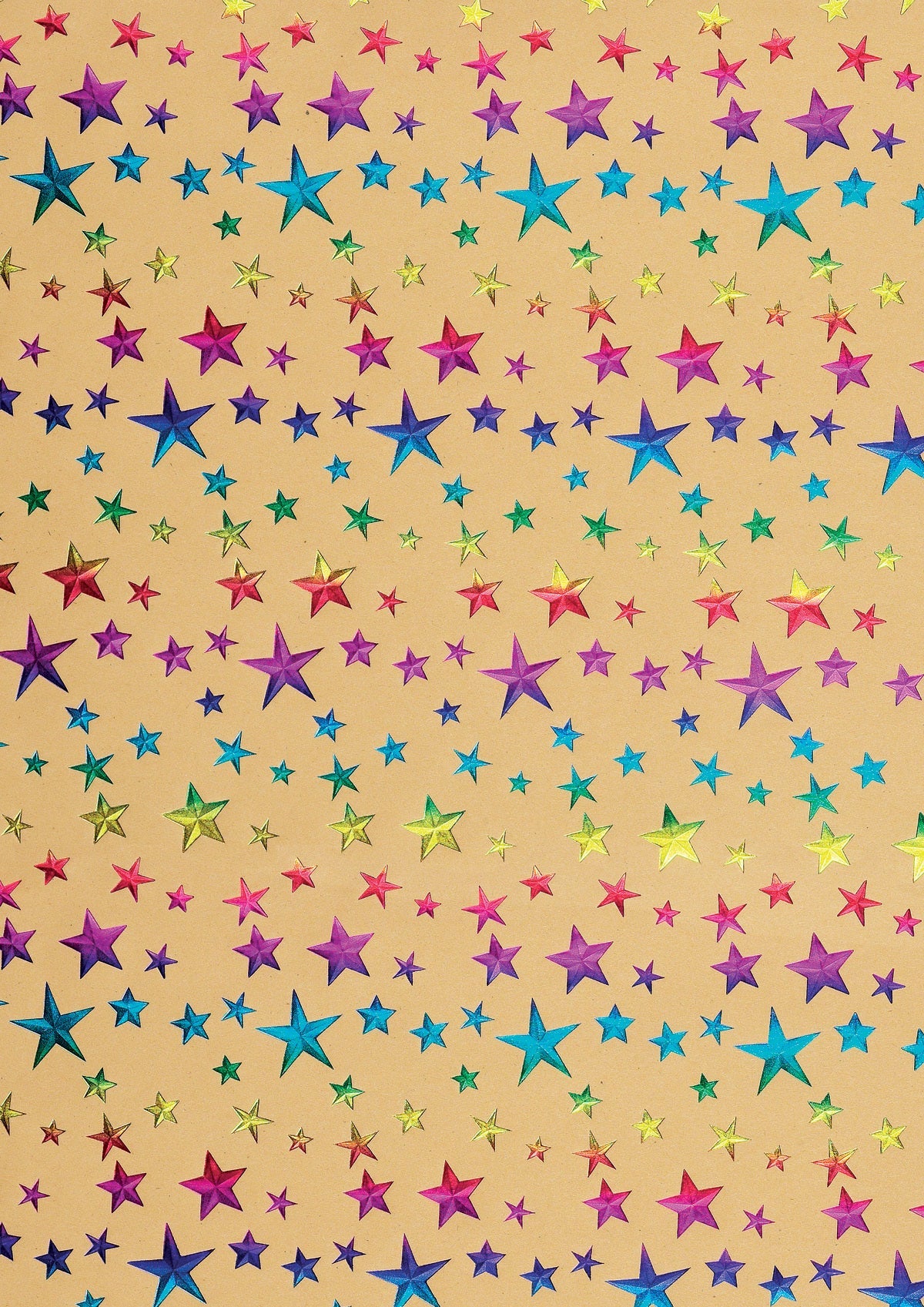 Geschenkpapier "Rainbow" farblich sortiert | 150 x 70 cm