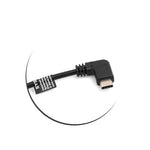 USB-C Adapterkabel 90° auf Micro-USB-B-Buchse, USB 2.0 Daten und Laden, 27 cm | SYSTEM-S