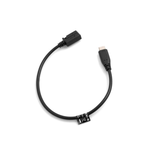 USB 3.1 Type C Stecker zu Mini USB Buchse Kabel Datenkabel Ladekabel 28 cm | System-S