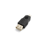 Micro USB Stecker zu USB Typ A Eingang OTG On The Go Host Konverter Adapter Kabel | System-S