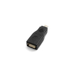 Micro USB Stecker zu USB Typ A Eingang OTG On The Go Host Konverter Adapter Kabel | System-S