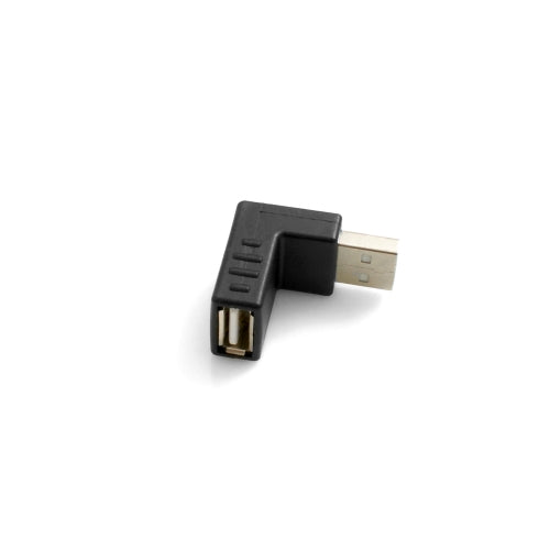 USB Typ A Eingang auf USB Typ A Stecker 90° Aufwärtswinkel Rechts Gewinkelt Adapterkabel Adapterstecker Adapter | System-S